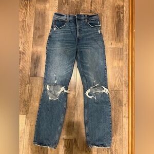 Abercrombie & Fitch 90’s Straight Ultra High Rise Sz 28/6